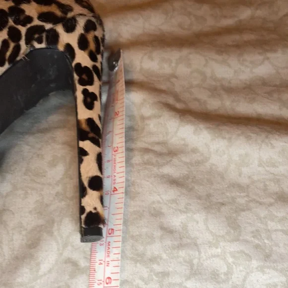 Faux leopard stack heels - Picture 5 of 6